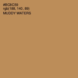 #BC8C59 - Muddy Waters Color Image